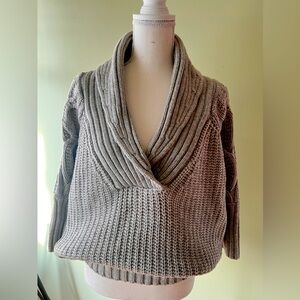 Ann Taylor Grey Sweater In Merino Wool & Cashmere Size XS EUC